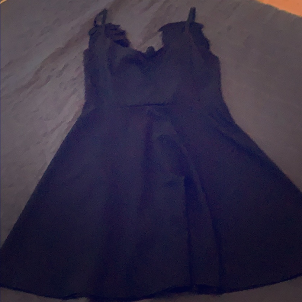 Black cocktail dress